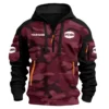 Penn Fishing Exclusive Logo Hoodie Half Zipper Fishing QTFS200525A3PES - Marron