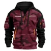 Zerek Innovation Exclusive Logo Hoodie Half Zipper Fishing QTFS200525A3ZI - Marron
