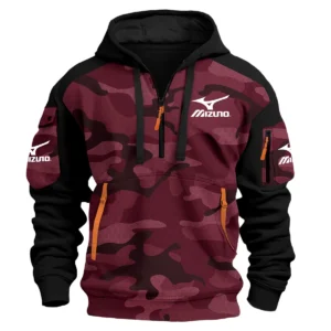 Mizuno Exclusive Logo Hoodie Half Zipper Golf HOGF210525A4MIZ - Marron