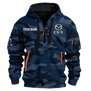 CX-9 Exclusive Logo Fashion Hoodie Half Zip BLC11625A1CX9 - Navy