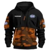 Clark Aluminium Boats Exclusive Logo Hoodie Half Zipper Fishing QTFS200525A2CAB - Orange