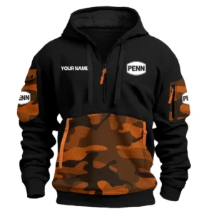 Penn Fishing Exclusive Logo Hoodie Half Zipper Fishing QTFS200525A2PES - Orange