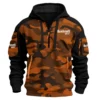 Bushnell Golf Exclusive Logo Hoodie Half Zipper Golf HOGF210525A4BUG - Orange