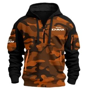 Isuzu D-MAX Exclusive Logo Hoodie Half Zipper Ute QTUT280525A1ID - Orange