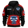 Geelong Cats Australian Football League Exclusive Logo Hoodie Half Zipper HOAFL190525A01GEEL - Red