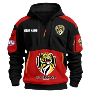 Richmond Tigers Australian Football League Exclusive Logo Hoodie Half Zipper HOAFL190525A01RICH - Red