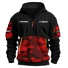 Sea Jay Exclusive Logo Hoodie Half Zipper Fishing QTFS200525A2SJB - Red