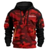 Holden Colorado Exclusive Logo Hoodie Half Zipper Ute QTUT280525A1HC - Red