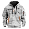 Chevrolet Exclusive Logo Fashion Hoodie Half Zip BLC11625A1CHE - White