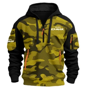 Isuzu D-MAX Exclusive Logo Hoodie Half Zipper Ute QTUT280525A1ID - Yellow