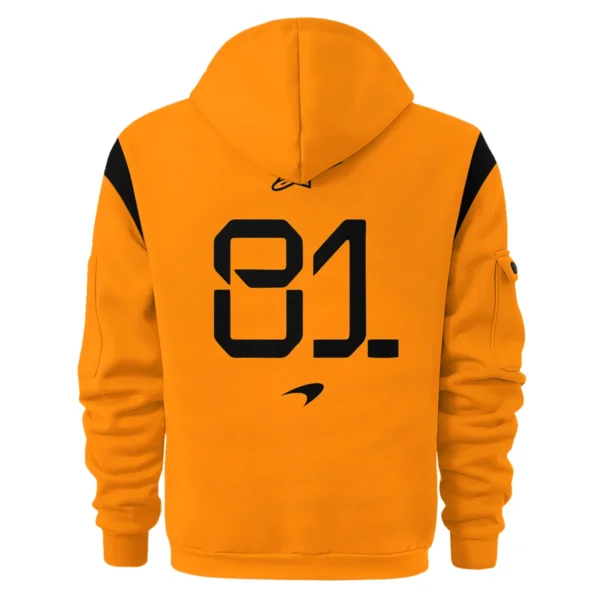 Oscar Piastri McLaren Formula One Exclusive Hoodie Half Zipper BLF1180525A3HDF - Image 3