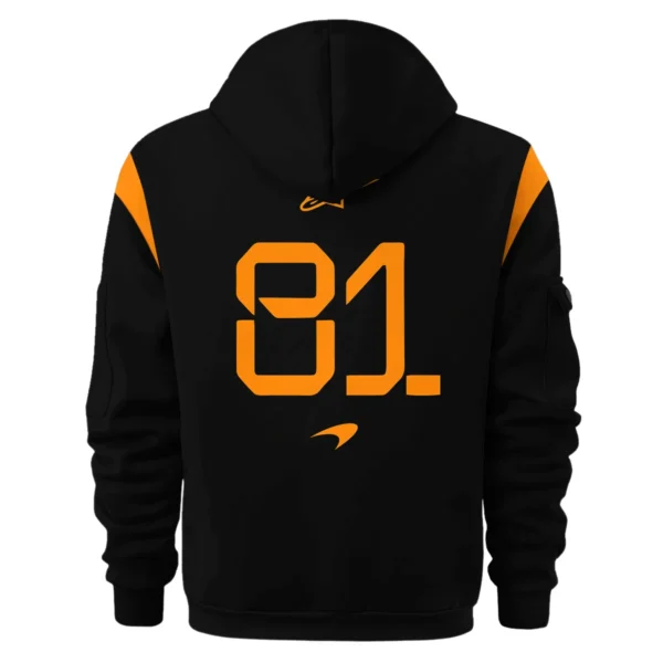 Oscar Piastri McLaren Formula One Exclusive Hoodie Half Zipper BLF1180525A4HDF - Image 3