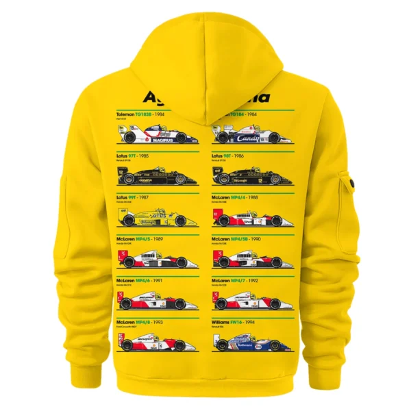 Senna x McLaren - Exclusive Hoodie Half Zipper Featuring His Iconic Liveries BLF13625A5HDF - Image 3