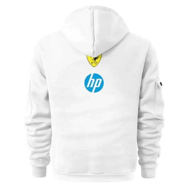 2025 Scuderia Ferrari F1 Special Edition Hoodie Half Zipper BLFRR4625A2HDF - Image 3