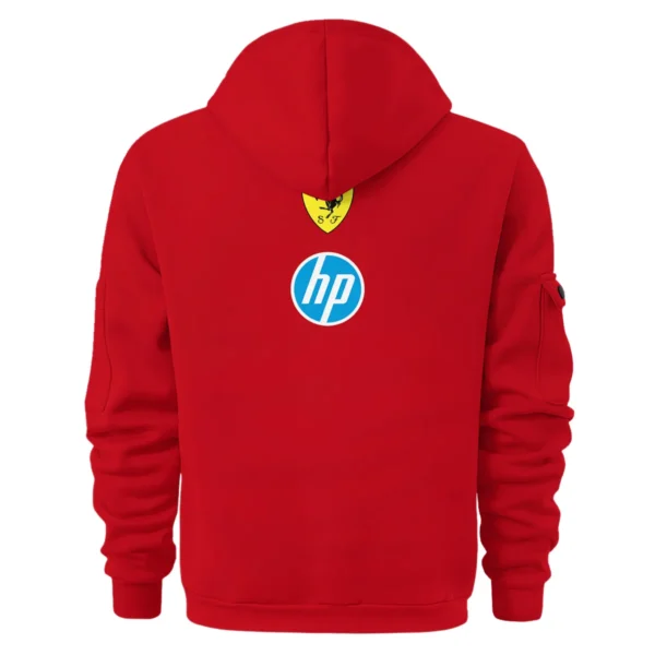 2025 Scuderia Ferrari F1 Special Edition Hoodie Half Zipper BLFRR4625A3HDF - Image 3