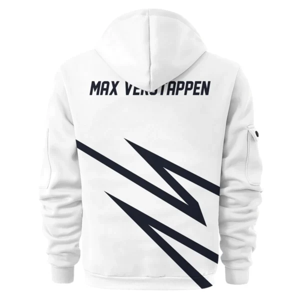 Max Verstappen Red Bull Racing F1 Exclusive Hoodie Half Zipper BLRBR20525A1HDF - Image 3