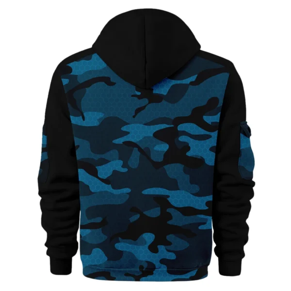 Mazda BT-50 Exclusive Logo Hoodie Half Zipper Ute QTUT280525A1MBT - Blue - Image 2