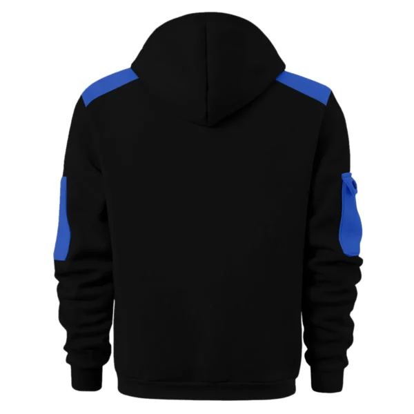 Brisbane Lions Australian Football League Exclusive Logo Hoodie Half Zipper HOAFL190525A01BL - Blue - Image 2