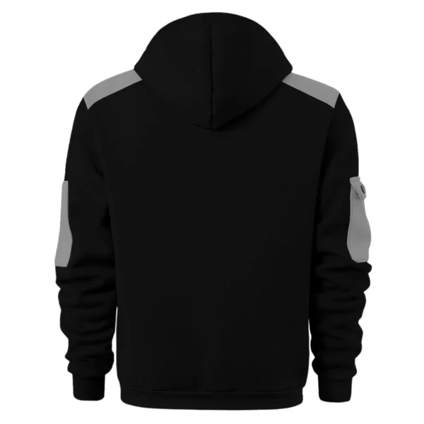 Western Bulldogs Australian Football League Exclusive Logo Hoodie Half Zipper HOAFL190525A01WB - Gray - Image 2