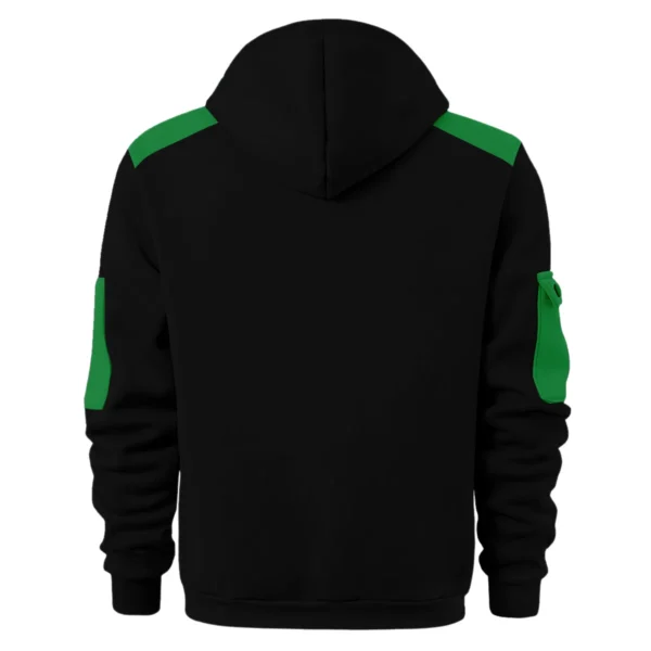 Collingwood Magpies Australian Football League Exclusive Logo Hoodie Half Zipper HOAFL190525A01COLL - Green - Image 2