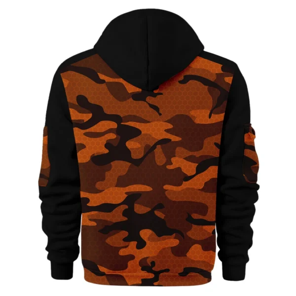 Volkswagen Amarok Exclusive Logo Hoodie Half Zipper Ute QTUT280525A1VA - Orange - Image 2