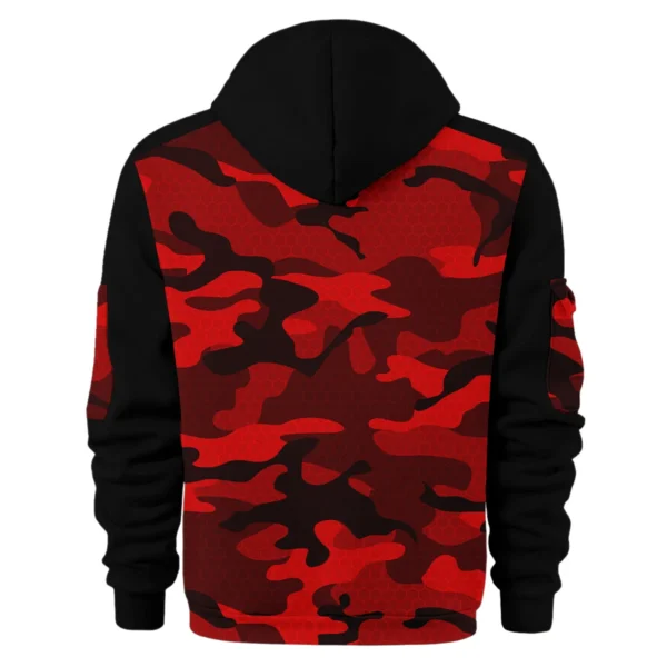 Isuzu D-MAX Exclusive Logo Hoodie Half Zipper Ute QTUT280525A1ID - Red - Image 2