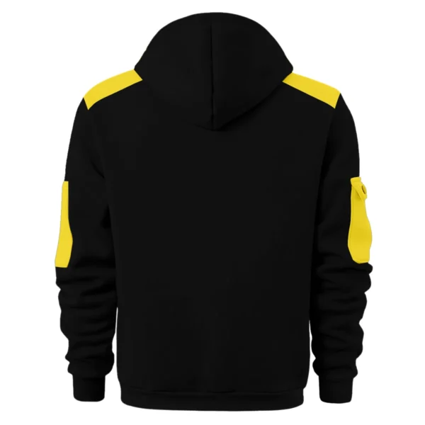 GWS Giants Australian Football League Exclusive Logo Hoodie Half Zipper HOAFL190525A01GWS - Yellow - Image 2