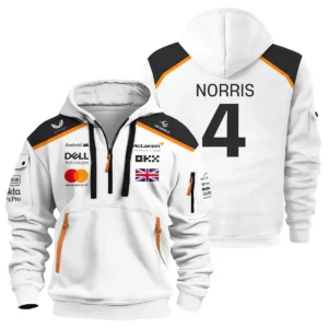 Lando Norris LN4 McLaren F1 Exclusive Hoodie Half Zipper BLF19625A1HDF