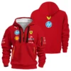 2025 Scuderia Ferrari F1 Special Edition Hoodie Half Zipper BLFRR4625A3HDF