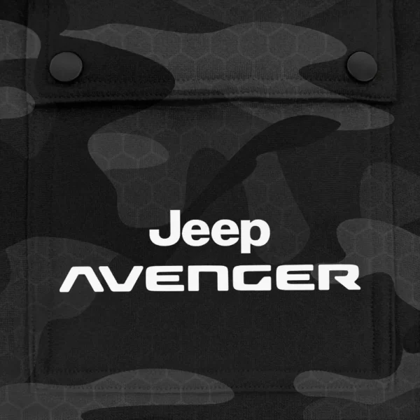 Avenger Exclusive Logo Fashion Hoodie Half Zip BLC11625A1AVG - Black - Image 3