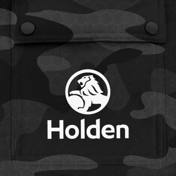 Holden Exclusive Logo Fashion Hoodie Half Zip BLC11625A1HLD - Black - Image 3