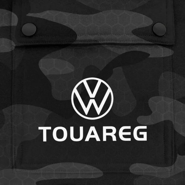 Touareg Exclusive Logo Fashion Hoodie Half Zip BLC11625A1TRG - Black - Image 3