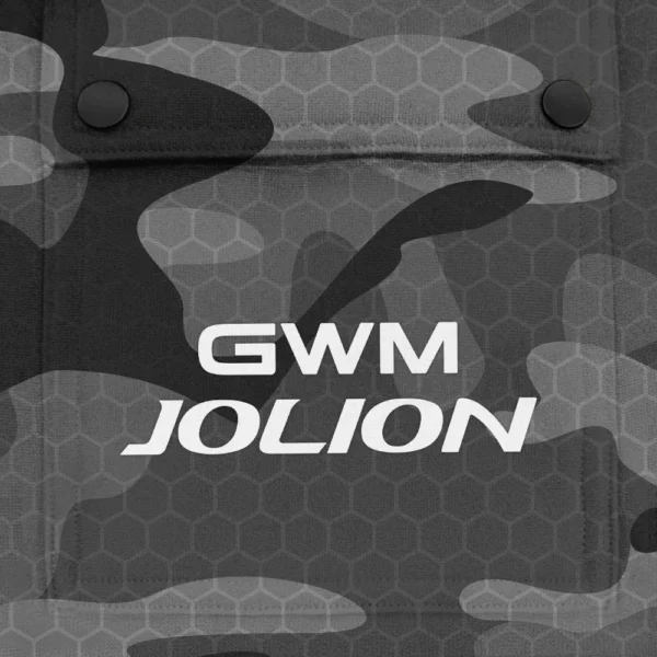 Jolion Exclusive Logo Fashion Hoodie Half Zip BLC11625A1JOL - Gray - Image 3