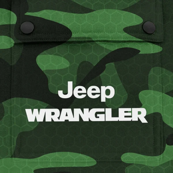 Wrangler Exclusive Logo Fashion Hoodie Half Zip BLC11625A1WRL - Green - Image 3