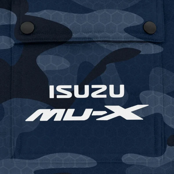 MU-X Exclusive Logo Fashion Hoodie Half Zip BLC11625A1MUX - Navy - Image 3