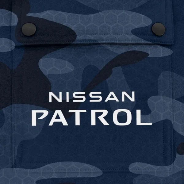 Patrol Exclusive Logo Fashion Hoodie Half Zip BLC11625A1PTL - Navy - Image 3