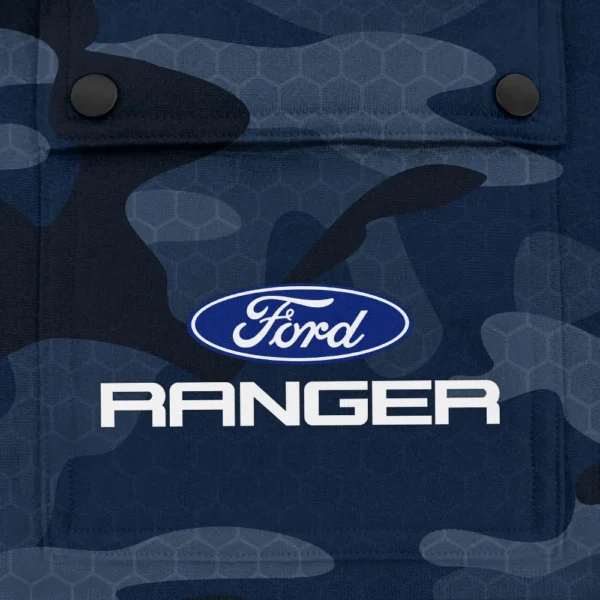 Ranger Exclusive Logo Fashion Hoodie Half Zip BLC11625A1RNG - Navy - Image 3