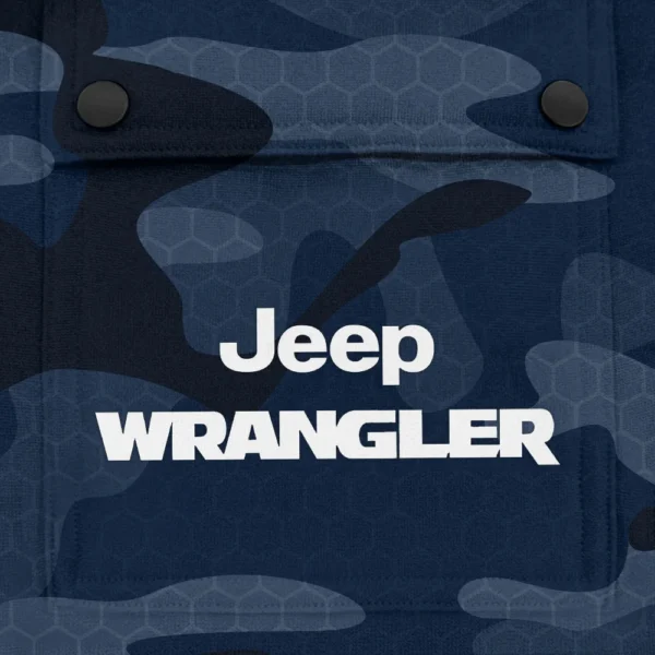 Wrangler Exclusive Logo Fashion Hoodie Half Zip BLC11625A1WRL - Navy - Image 3