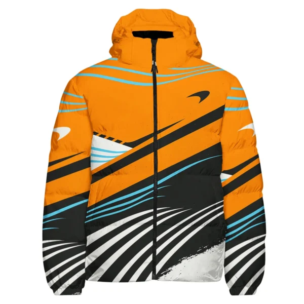Waves Pattern McLaren F1 Exclusive Down & Puffer Jackets BLF131525A1HCJ - Image 2