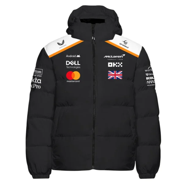 Lando Norris LN4 McLaren F1 Exclusive Down & Puffer Jackets BLF19625A2HCJ - Image 2