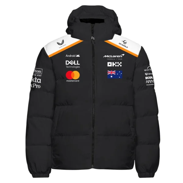 Oscar Piastri OP81 McLaren F1 Exclusive Down & Puffer Jackets BLF19625A4HCJ - Image 2
