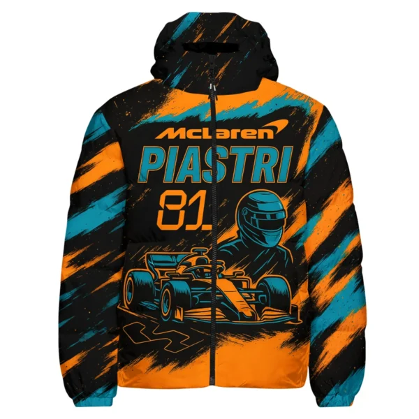 Piastri 81 McLaren F1 Exclusive Down & Puffer Jackets BLMCL1625A1HCJ - Image 2