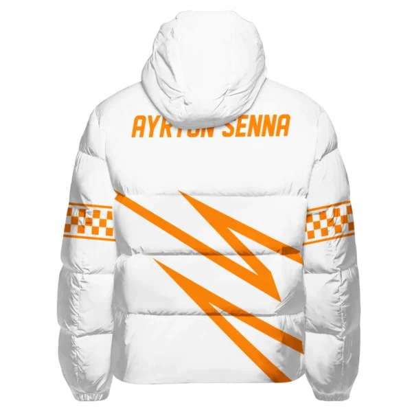 Ayrton Senna The Racing Legend McLaren F1 Exclusive Down & Puffer Jackets BLF16625A4HCJ - Image 3