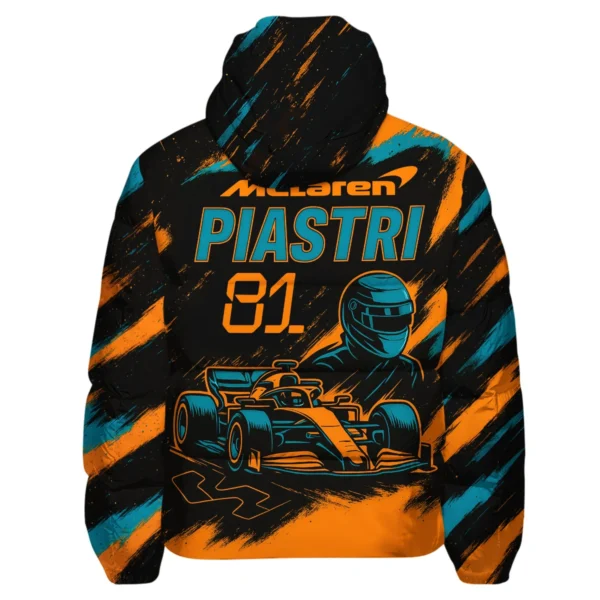 Piastri 81 McLaren F1 Exclusive Down & Puffer Jackets BLMCL1625A1HCJ - Image 3