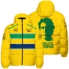 Forever Ayrton Senna McLaren F1 Exclusive Down & Puffer Jackets BLF13625A2HCJ