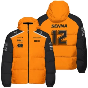 Ayrton Senna The Racing Legend McLaren F1 Exclusive Down & Puffer Jackets BLF16625A2HCJ