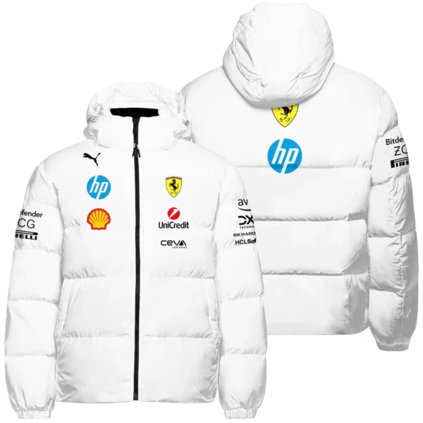 2025 Scuderia Ferrari F1 Special Edition Down & Puffer Jackets BLFRR4625A2HCJ