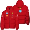 2025 Scuderia Ferrari F1 Special Edition Down & Puffer Jackets BLFRR4625A3HCJ