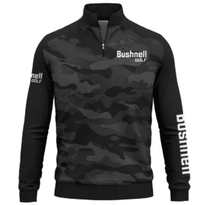 Bushnell Golf Brand Exclusive Logo Quarter Zip Sweatshirt HOGO270525BR01BUG - Black