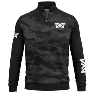 PXG Brand Exclusive Logo Quarter Zip Sweatshirt HOGO270525BR01PXG - Black